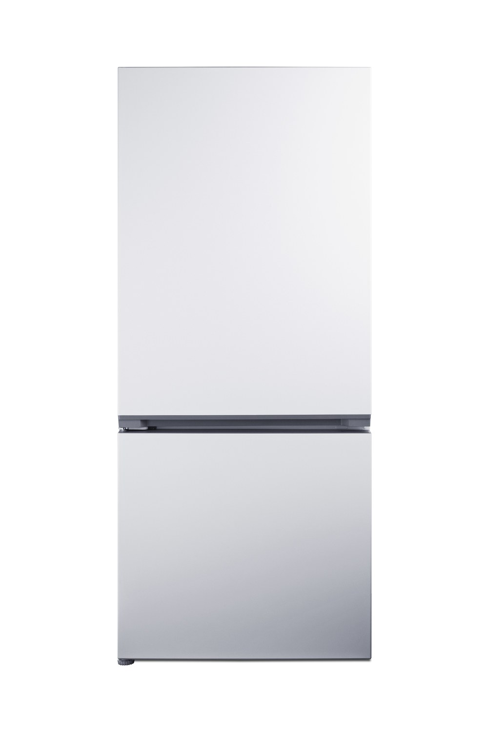 Frost-free ENERGY STAR certified bottom freezer refrigerator in a classic white finish and counter depth fit